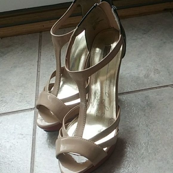 Color Block 5" Peep Toe Heels - Picture 1 of 7